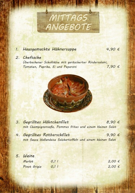 Mittagstisch im Haduloha