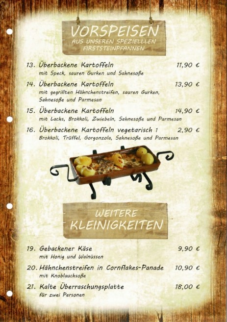 Vorspeisen und Kleinigkeiten im Haduloha